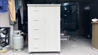 TỦ NHỰA ĐÀI LOAN 1 CÁNH 5 NGĂN KÉO MÀU GỖ SỒI CHO BÉ (có giao sau giờ hành chính) 012