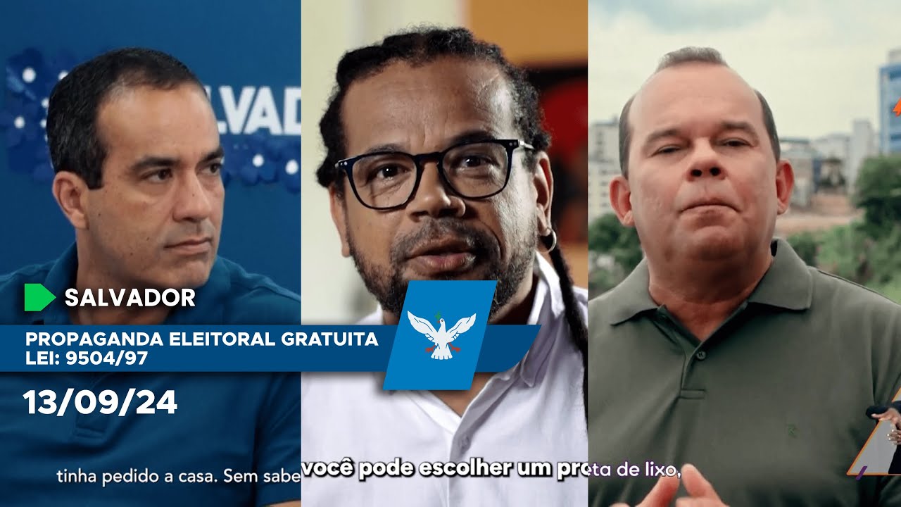[HD] Horário Eleitoral: Prefeitos de Salvador/BA | TV - 13/09/24