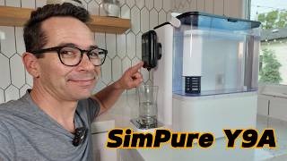 SimPur Y9A Countertop RO Water Filter With Alkaline Remineralization Demo and Review