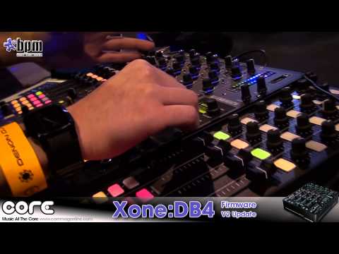 Allen and Heath Xone DB4 Firmware (V2) - First Hand Review -  BPM 2012 Show