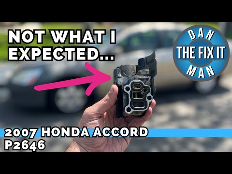 2003 - 2007 Honda Accord Stalling Surging and Bucking? P2646 or P2647 VTEC Spool Valve - Innova 5610