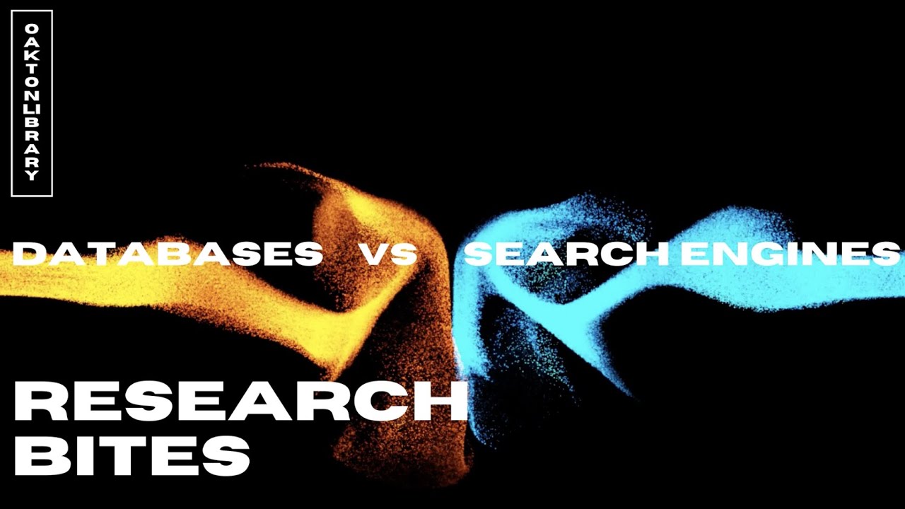 Research Bites: Databases VS. Search Engines!