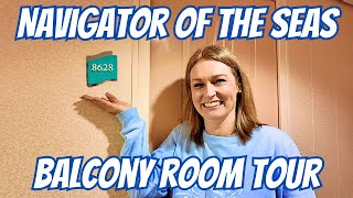 ROYAL CARIBBEAN'S NAVIGATOR OF THE SEAS BALCONY ROOM TOUR | ROOM 8628 | FULL ROOM TOUR