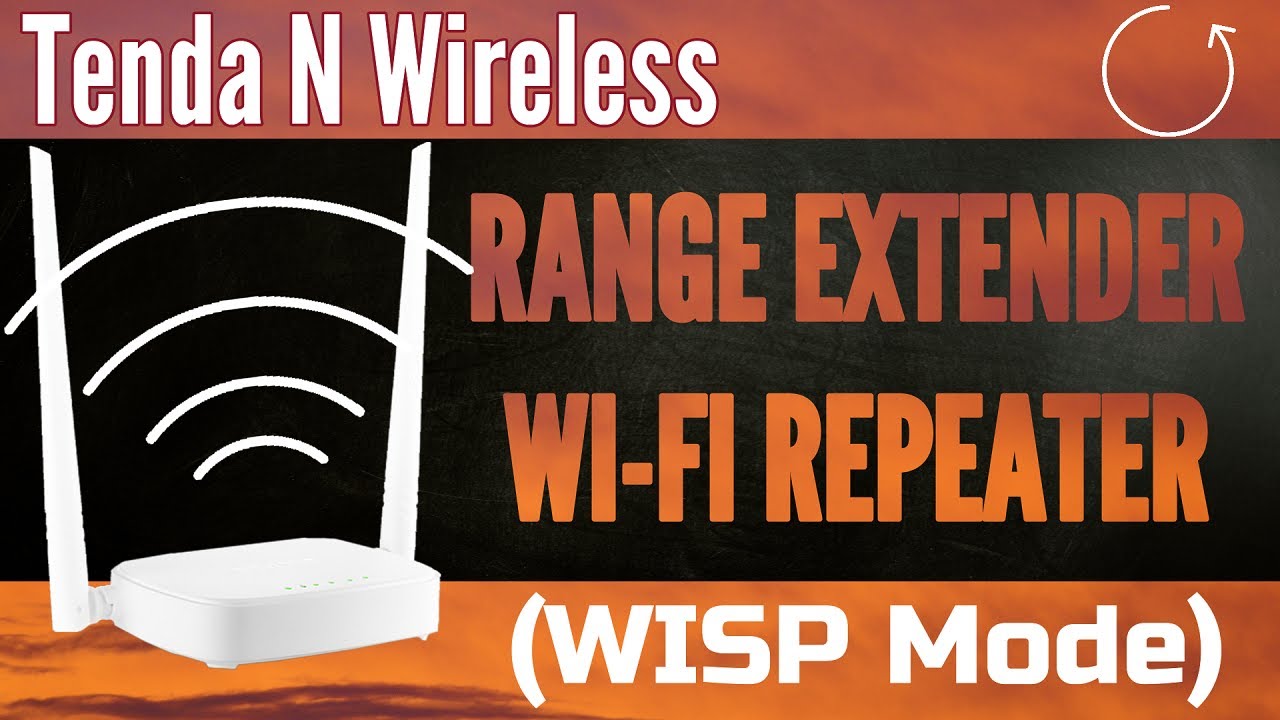 Tenda N301 / N300 Router Setup As Wireless Range Extender Repeater (WISP Mode)
