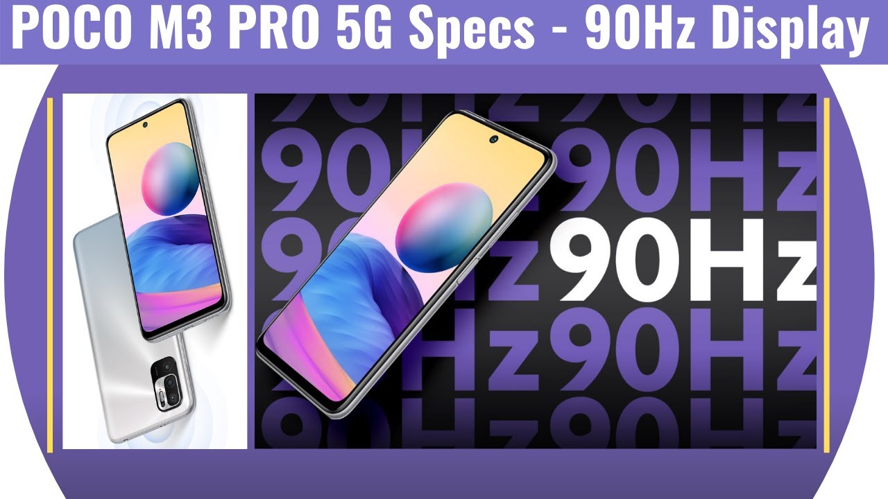 POCO M3 Pro 5G Specs in Tamil 💥 90Hz Display 🔥 India Launch Soon