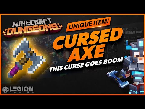 Minecraft Dungeons - CURSED AXE | Unique Item Guide