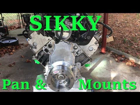 Sikky Oil Pan & Engine Mounts Install - LS1 240sx (S14) Drift Build (EP 15)