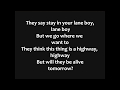 Twenty One Pilots - Lane Boy Lyrics