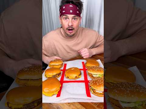 How to win BURGER tic-tac-toe against your sibling?😅❤️🍔| CHEFKOUDY