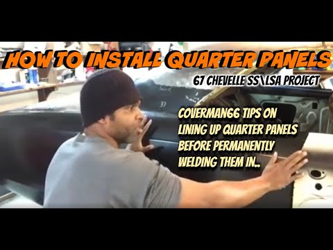 How To: Replace Quarter Panels. (3 Steps.. Lining up, Sheet Screw and Spot Weld).