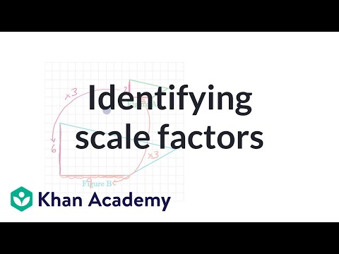 Identifying Scale Factors Video Khan Academy