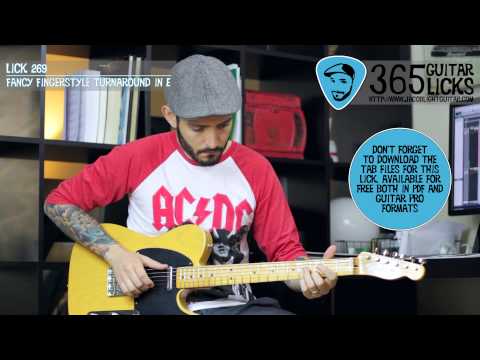Lick 269/365 - Fancy Fingerstyle Turnaround in E | 365 Guitar Licks Project