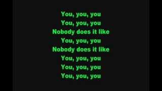 shawn desman-nobody does it like you (lyrics)