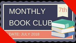 Monthly Book Club: July 2018