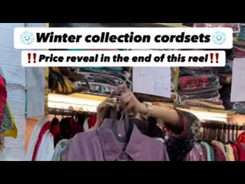 Winter Collection Cordsets | Price reveal in the end #maysacollections #shorts #youtubeshorts