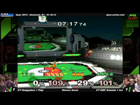 Apex 2014 - CT Hungrybox + Plup vs CT EMP Armada + Ice - Winners Semis - SSBM