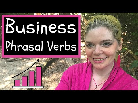 Business Phrasal Verbs: 16 Common Phrasal Verbs for Business! Business English Expressions!  💻