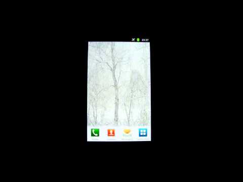 Gentle Snowfall Live Wallpaper Video