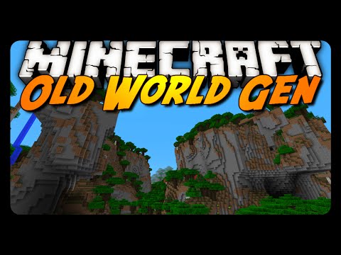 Minecraft: OLD WORLD GEN MOD! (w/ New Biomes!)
