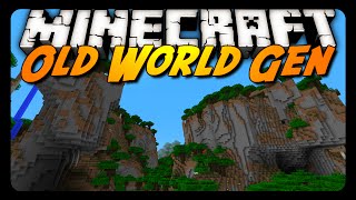 Minecraft: OLD WORLD GEN MOD! (w/ New Biomes!)