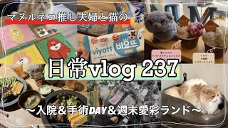 《休日&日常vlog》vo.237⭐︎ 入院＆手術DAY＆週末愛彩ランドなど♪
