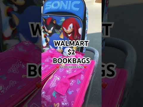WALMART $2 BOOKBAG HAUL #haul #viralvideo #trending #shopping
