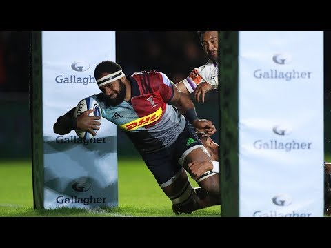 Semi Kunatani scores dazzling try for Harlequins against Leicester Tigers