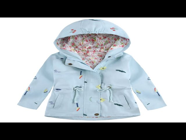 Vídeo relacionado con Chaqueta con capucha para niña, diseño de dibujos animados, con cremallera, manga larga, estampado de anime, ideal para actividades al aire libre, Color morado oscuro., 6-7 años