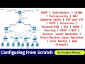 1 Configuring Company S Network From Scratch Dhcp Vlan Portsecurity Dtp Vtp Rstp Ssh Nat