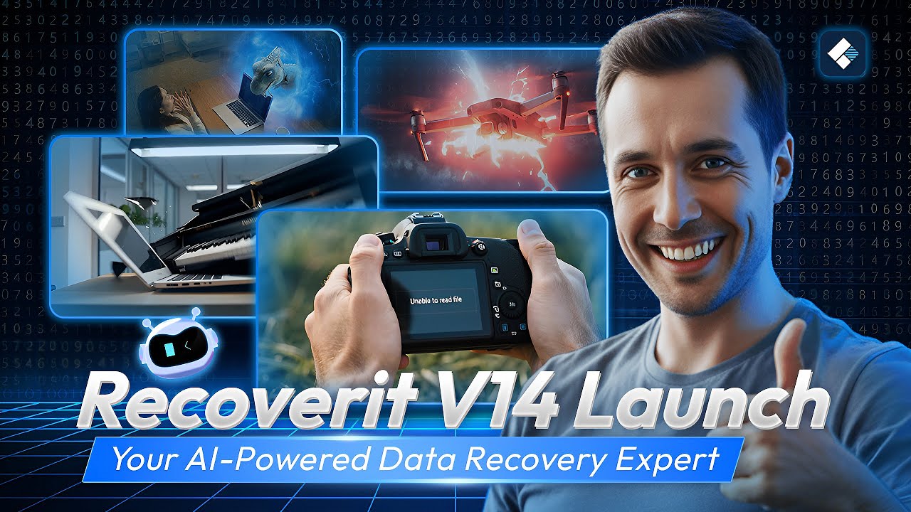 Wondershare Recoverit AI Data Recovery demo video
