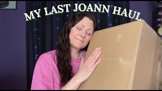 My Final Joann Bankruptcy Unboxing