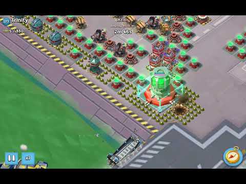 Boom Beach | Duplexity 2160 | Trinity | INSANE QUINTUPLE Hack 1st Hit, Finish 2nd Hit