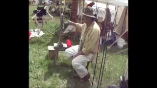preview picture of video 'Cannon Falls Fur Trade Rendezvous, 2014, Rope Making Demonstration'