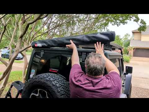 Front Runner Quick Release Awning Mounts - rear facing install