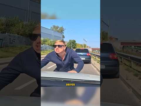 Driver Messes with wrong person  #dashcam #karma #viralshort
