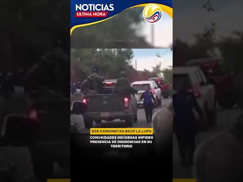 COMUNIDADES INDÍGENAS EXPULSAN A PRESUNTOS DISIDENTES EN CALDONO, CAUCA