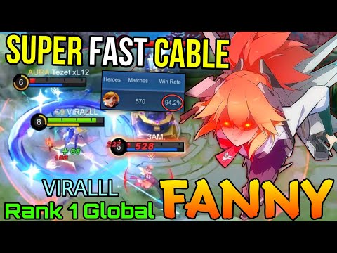 94% Win Rate S24 Fanny Fast Cable Control! - Top 1 Global Fanny by VIRALLL - Mobile Legends