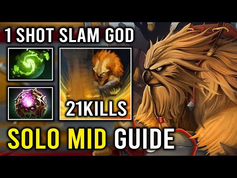 How to Carry Mid Earthshaker with 3 Sec CD Totem 1 Shot Echo Slam Imba Dota 2
