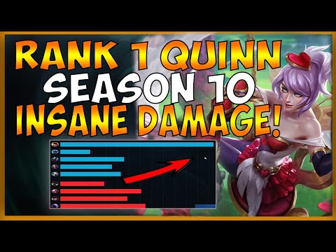 WTF! QUINN CAN DO INSANE DAMAGE IN SEASON 10! QUINN TOP SEASON 10 HIGH ELO STOMP - League of Legends