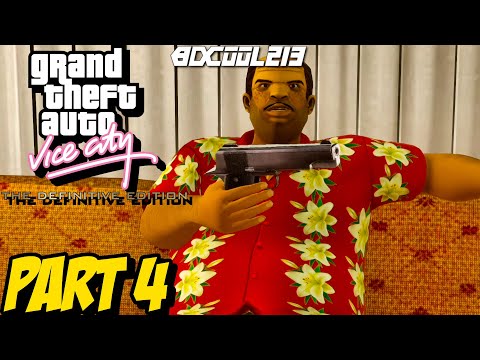 GTA VICE CITY DEFINITIVE EDITION Gameplay Walkthrough Part 4 - PC 4K 60FPS