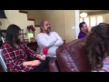 Frances Giving Thx Christmas 2014