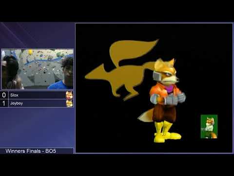 Rock Smash SSBM  - Slox (Red Fox) vs. Joyboy (Default Fox) - Melee WF