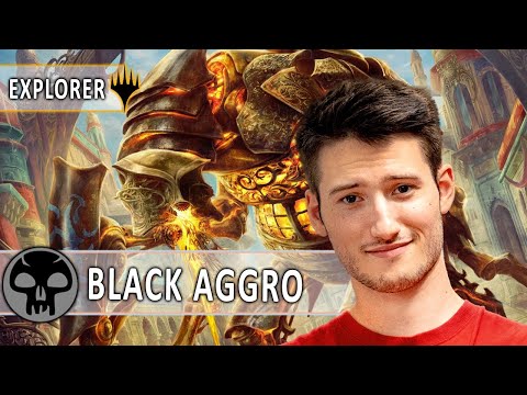 💀💀💀MonoBlack AGGRO | Explorer | Deck Tech & Gameplay