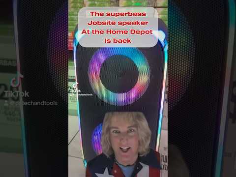 They upgrade the superbass jobsite speaker at Home Depot much better #trending #blackfriday