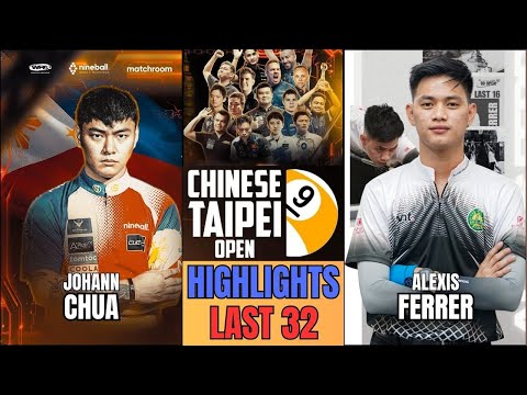 LAST 32 | JOHANN CHUA - ALEXIS FERRER | 2026 4TH UNIVERSAL CHINESE TAIPEI OPEN | HIGHLIGHTS