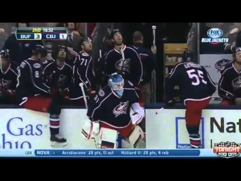 Marcus Foligno Goal - Buffalo Sabres v Columbus Blue Jackets - January 25 2014