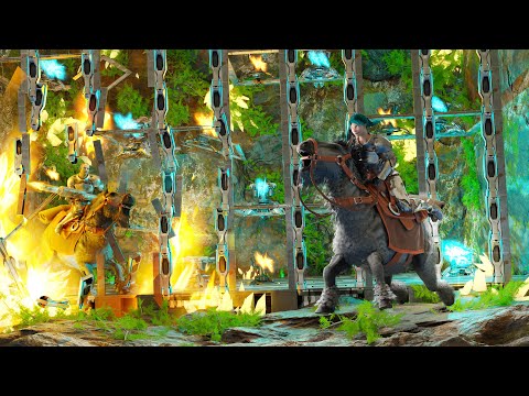 We got Behind their BASE - INX 2man - ARK: Survival Evolved