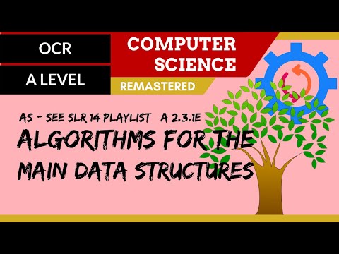 148. OCR A Level (H046-H446) SLR25 - 2.3 Algorithms for the main data structures