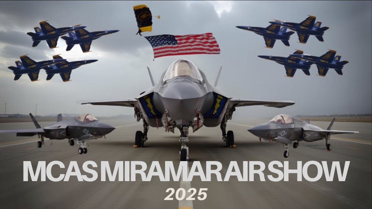 2025 MCAS Miramar Air Show | Blue Angels & F-35B Lightning II in Action!