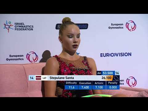 Santa Stepulane Hoop AA Qualification 26.100-European Championship 2022